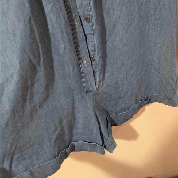 OVERSIZED DENIM ROMPER - Picture 2 of 2